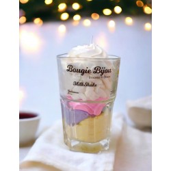 bougie bijou strass guimauve