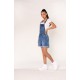 Salopette short en jean