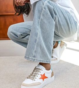 Baskets blanches tendance